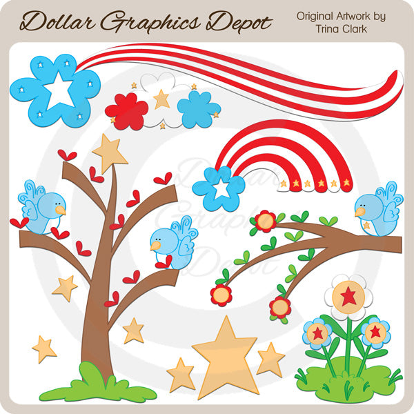 Celebre la libertad - Clipart