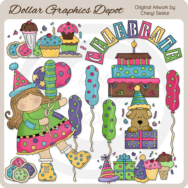 Celebrate - Clip Art