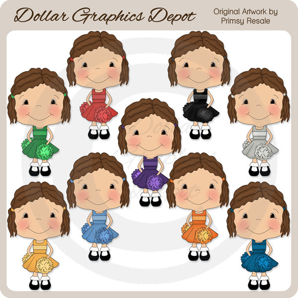 Porristas 1 - Clipart