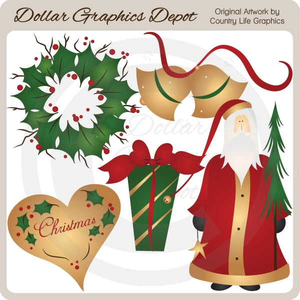 Christmas At Heart - Clip Art