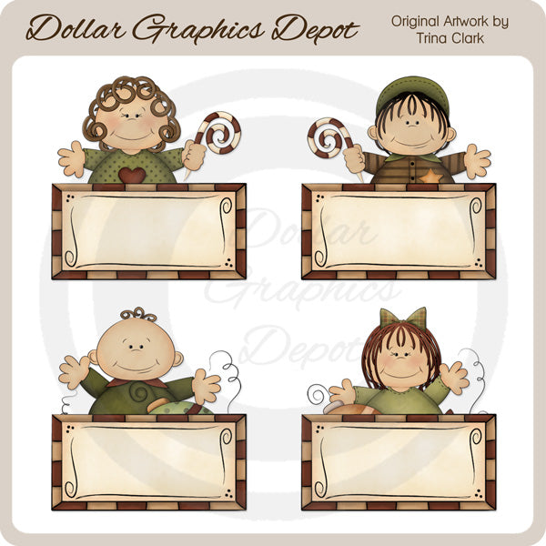 Christmas Babies 1 - Signature Tags