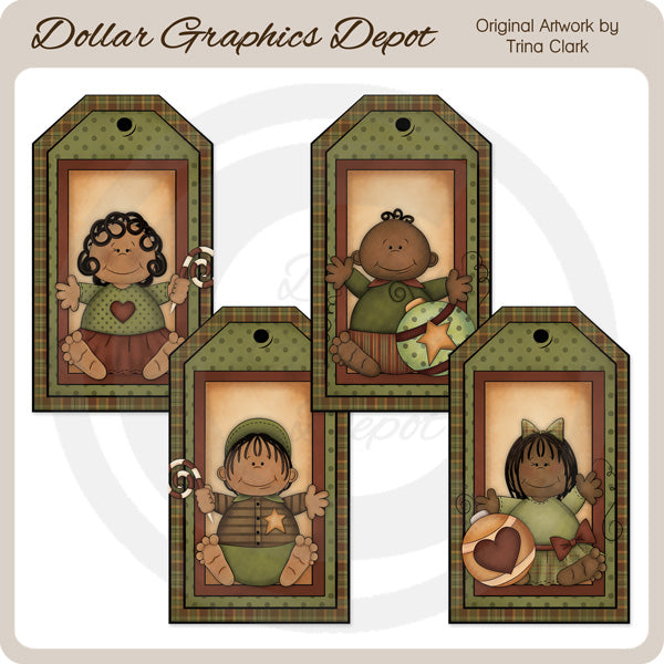 Christmas Babies 2 - Tags