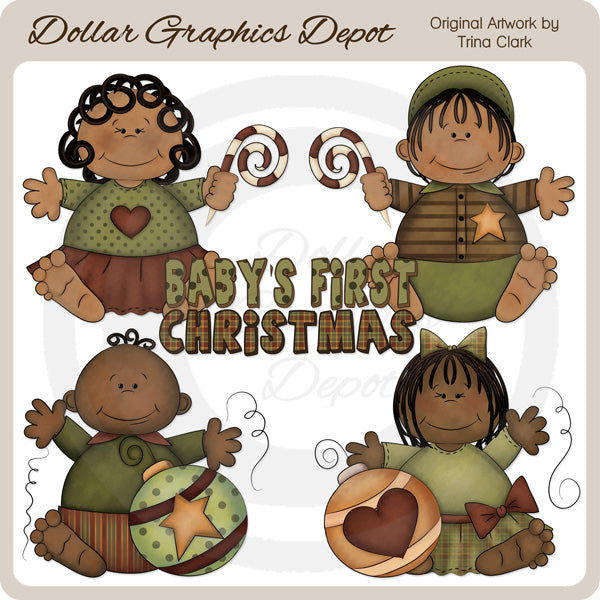 Bebés De Navidad 2 - Clipart