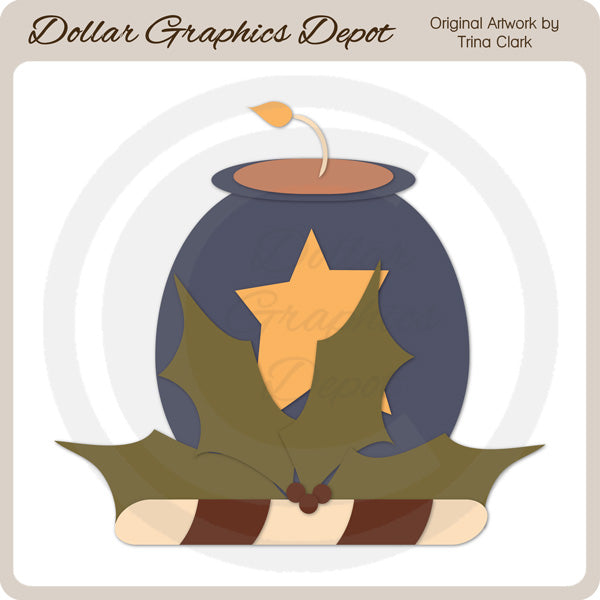 Christmas Candle - Cutting Files