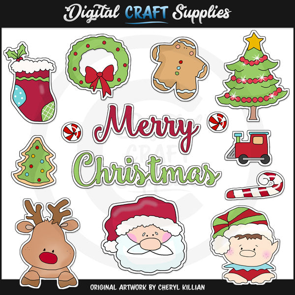 Navidad Recortalo - Clipart