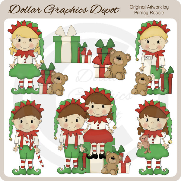 Duendes Navideños 1 - Clipart
