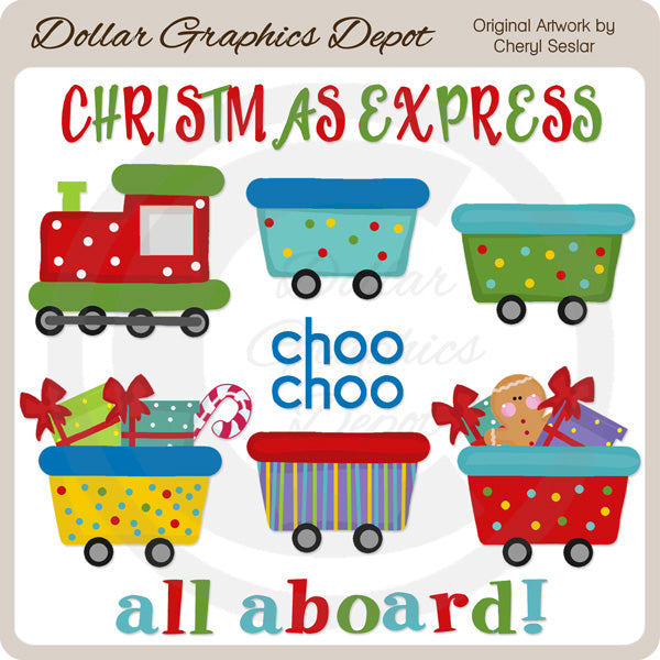Expreso De Navidad - Clipart