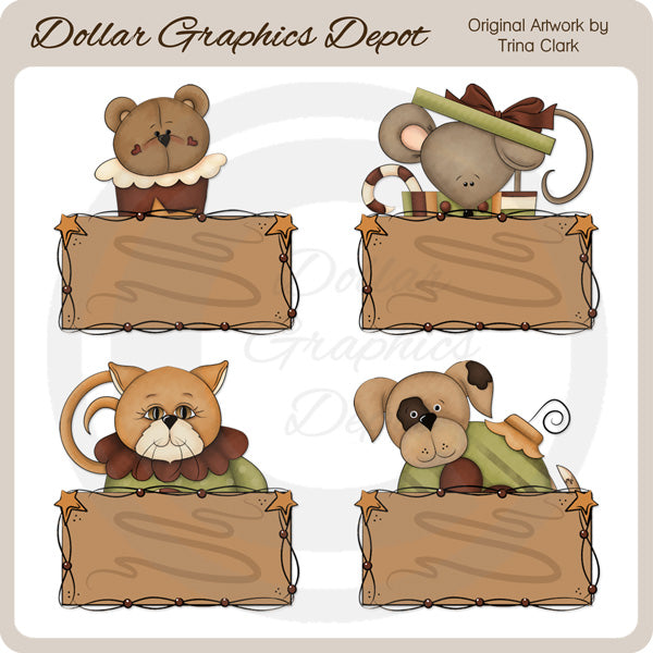 Christmas Furbies - Signature Tags