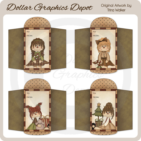 Christmas Girls 4 - Buste per buoni regalo