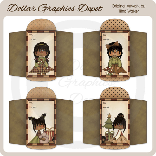 Christmas Girls 5 - Buste per buoni regalo