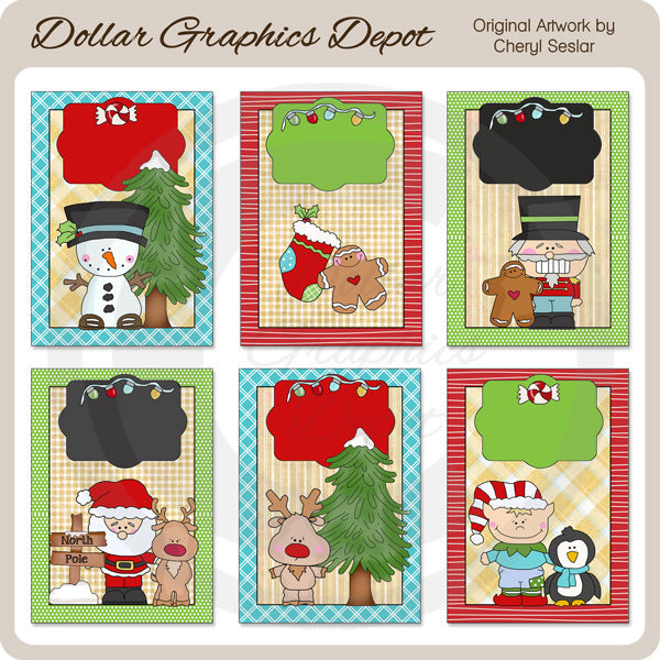 Tarjetas de felicitación navideñas