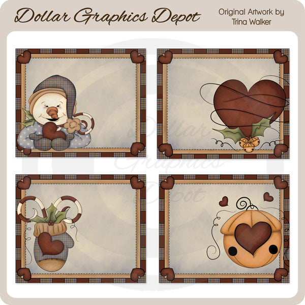 Christmas Love 1 - Labels