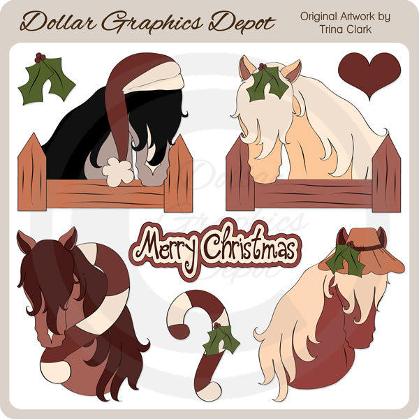 Pony di Natale - ClipArt