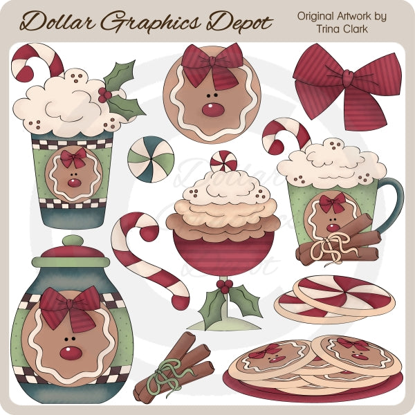 Dulces Navideños - Clipart