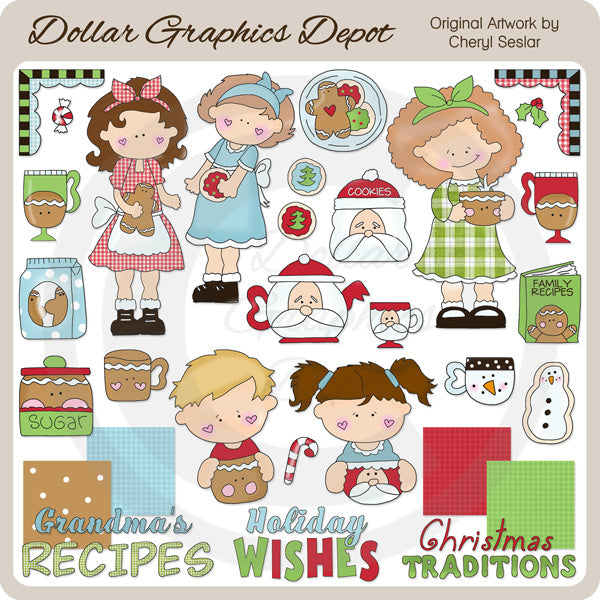 Tradiciones Navideñas - Clipart