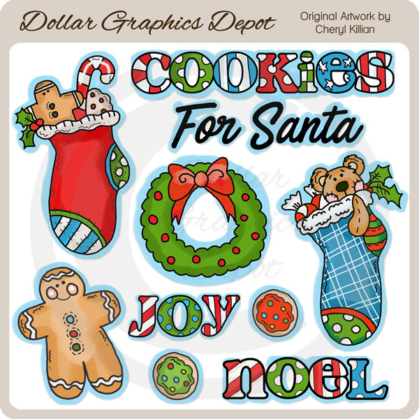Christmas Wishes 2 - Clip Art
