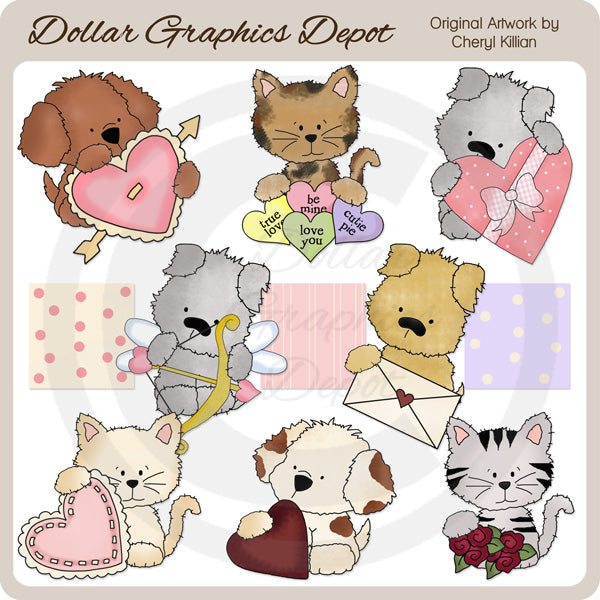 Coco e i suoi amici - San Valentino - ClipArt