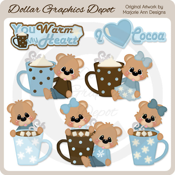 Orsi di cacao - ClipArt