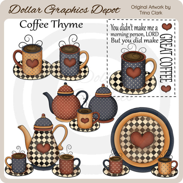 Tomillo De Café 1 - Clipart
