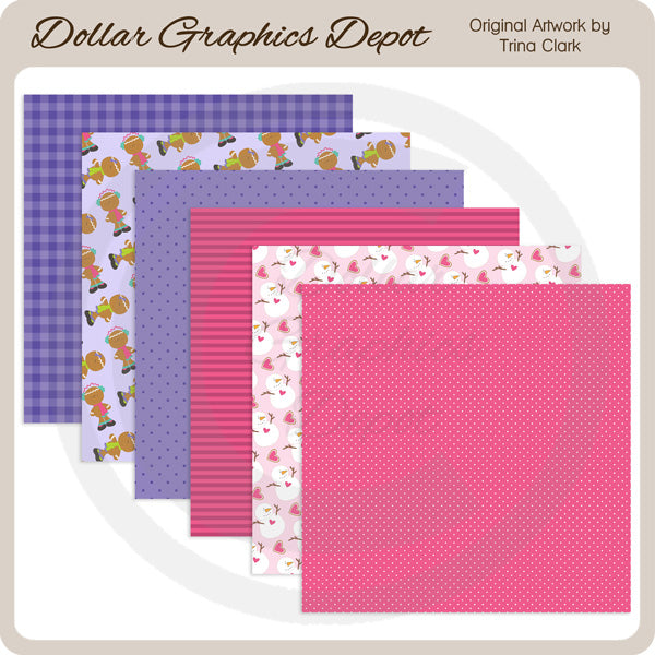 Cookie Jar Gingers - Scrap Papers