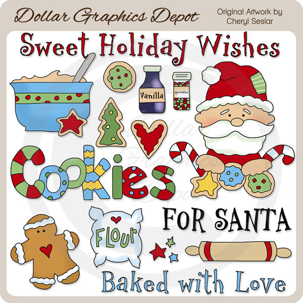 Galletas Para Santa 1 - Clipart