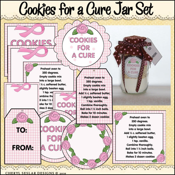 Cookies For A Cure Jar Set