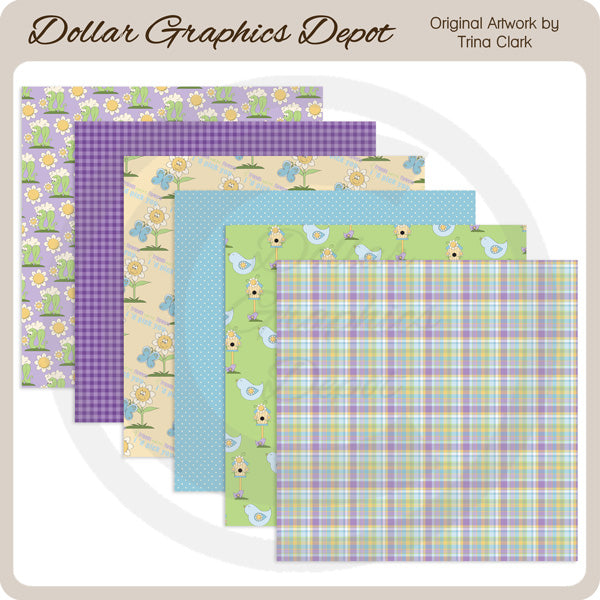 Daisy and Friends - Scrap Papers