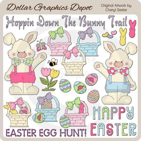 Coniglietto di Pasqua - ClipArt