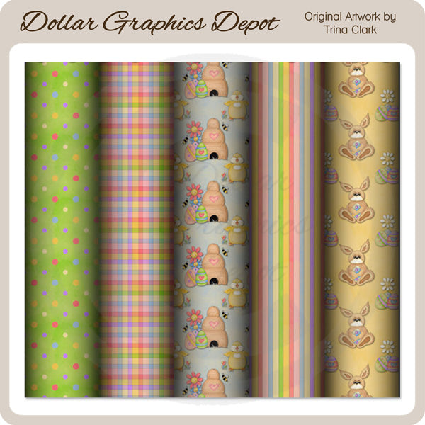 Easter Splash 1 - Scrap Papers