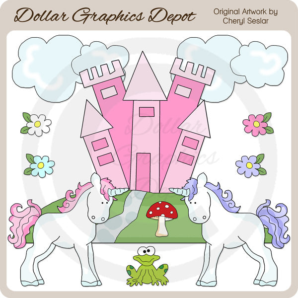Reino De Cuento De Hadas - Clipart