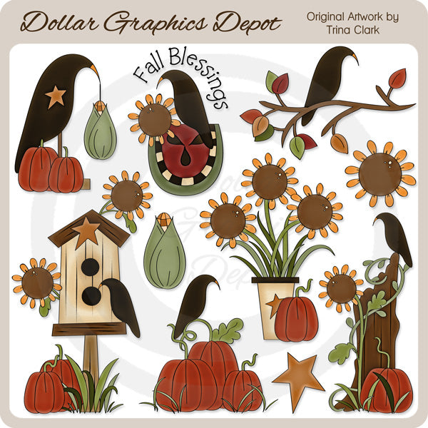 Bendiciones De Otoño - Clipart