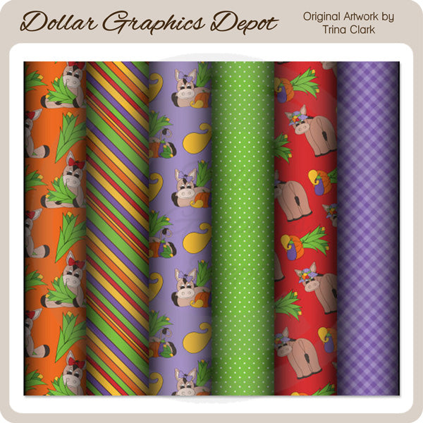 Fall Donkeys - Scrap Papers