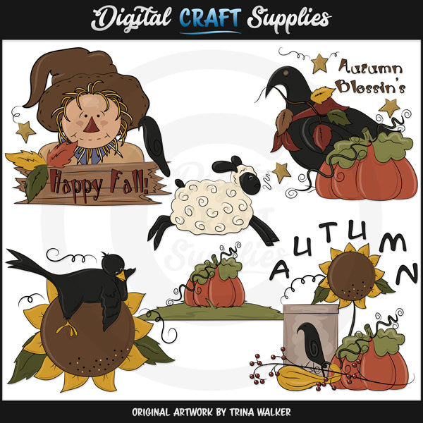 Amici autunnali - ClipArt