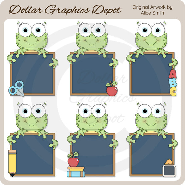 Lavagne Froggie - ClipArt