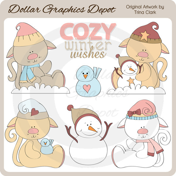 Gattini gelidi - ClipArt