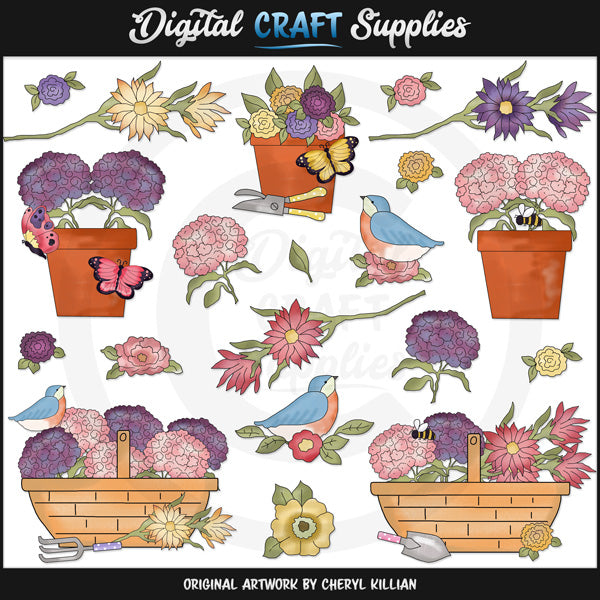 Esplendor Del Jardín - Clipart