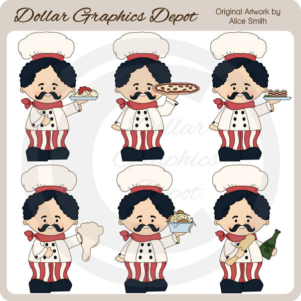 Giuseppe Lo Chef - Clip Art - Esclusiva DCS