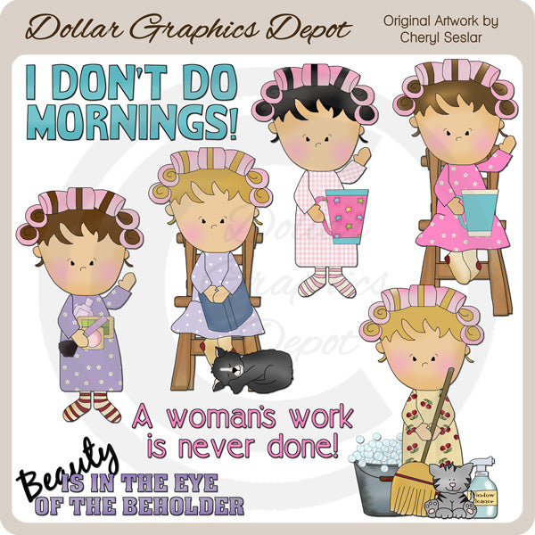 Glamorous Glenda - Clip Art