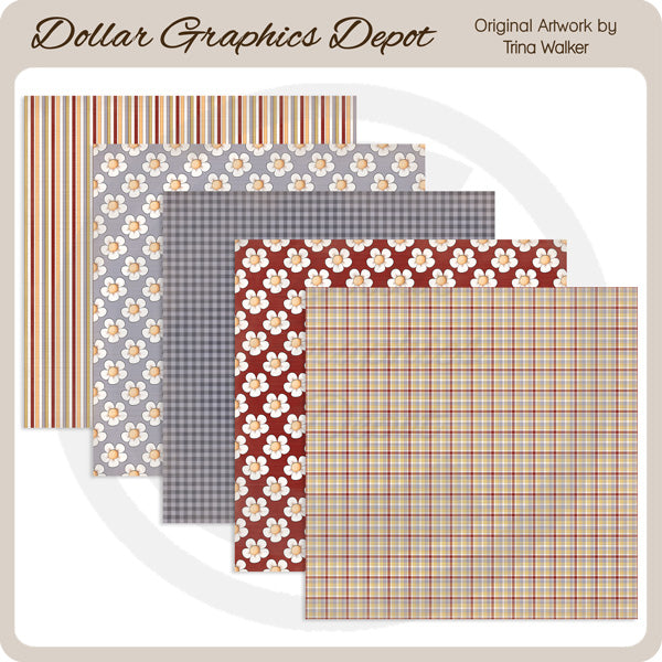 Growing and Glowing - Scrap Papers