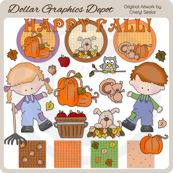 Feliz Otoño 1 - Clipart