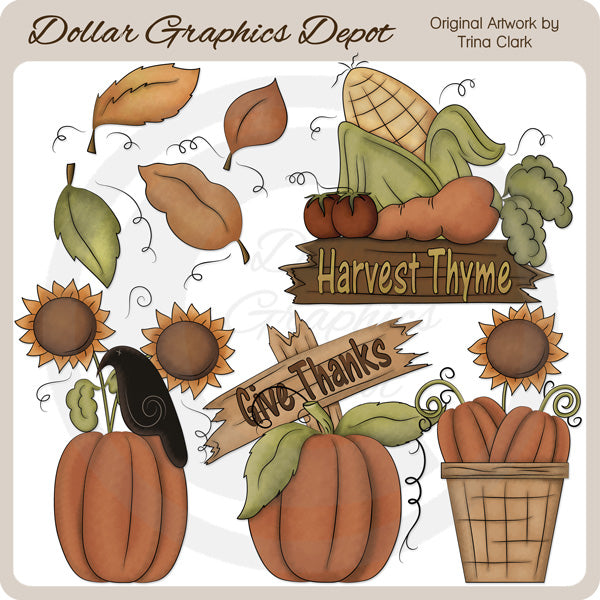 Cosecha De Tomillo - Clipart