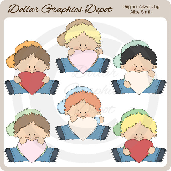 Cuori d'amore - Ragazzi - ClipArt - Esclusiva DCS