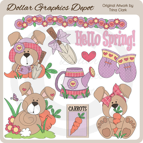 Hola Primavera - Clipart