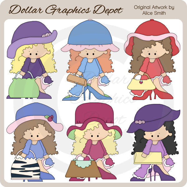 High Heels and Hats - Clip Art - DCS Exclusive