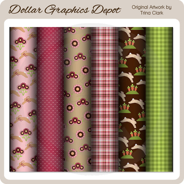 Hop Into Spring - Scrap Papers