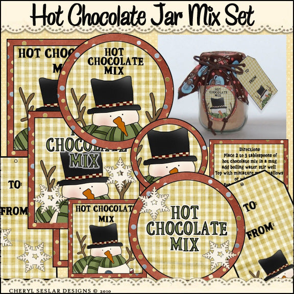 Hot Chocolate Jar Mix