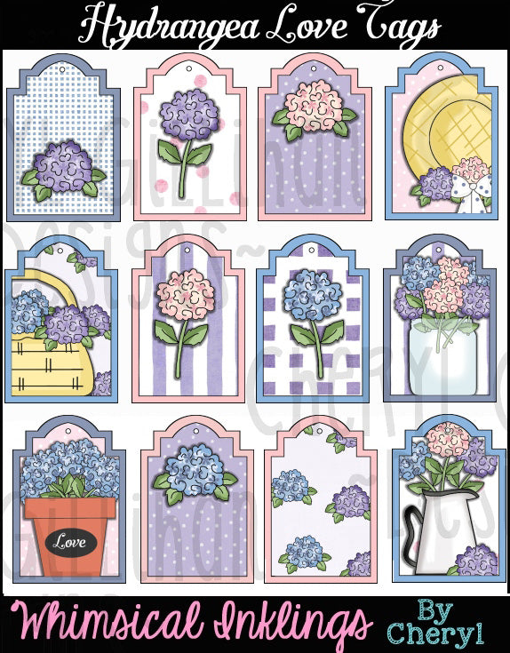 Hydrangea Love_Gift Tags