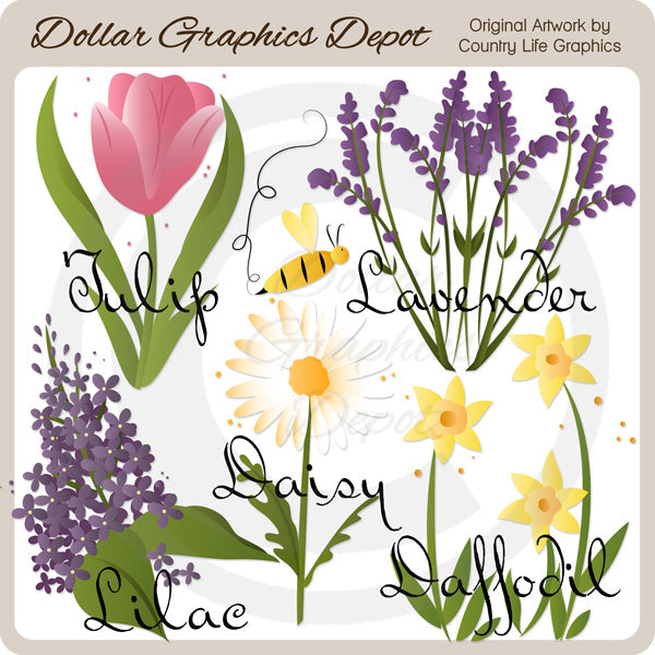 In The Garden 2 - Clip Art