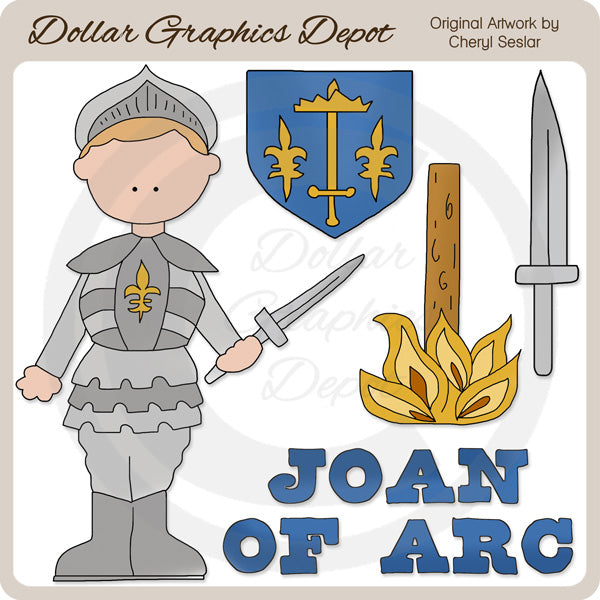 Juana De Arco - Clipart