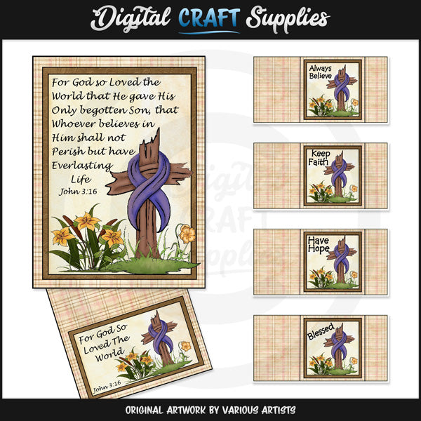 Giovanni 3:16 - Involucri per mini barrette di cioccolato - Esclusiva DCS